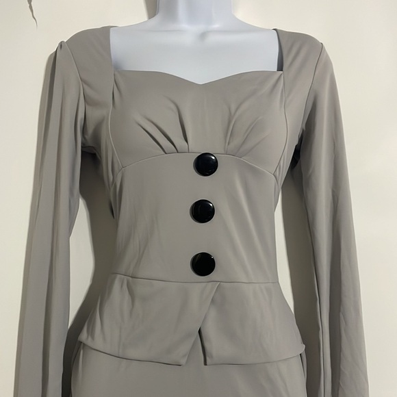 𝅺i Hot Women’s Fitted Long Sleeve Dress! - Picture 2 of 7